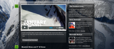 Webcams monitoram temporada de ski