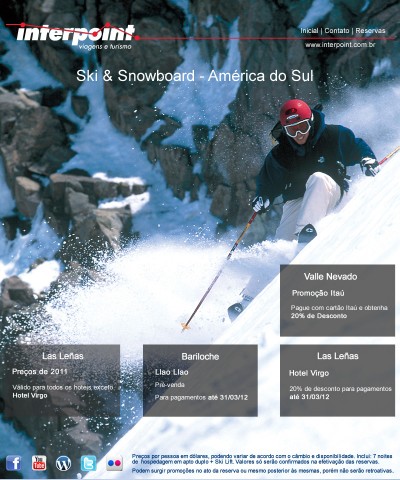 América do Sul – ski e snowboard