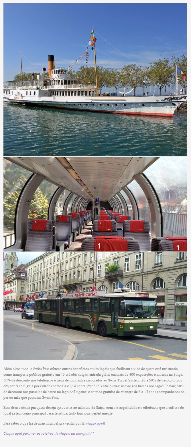 Swiss Pass – Melhor maneira de viajar por toda a Suíça 3