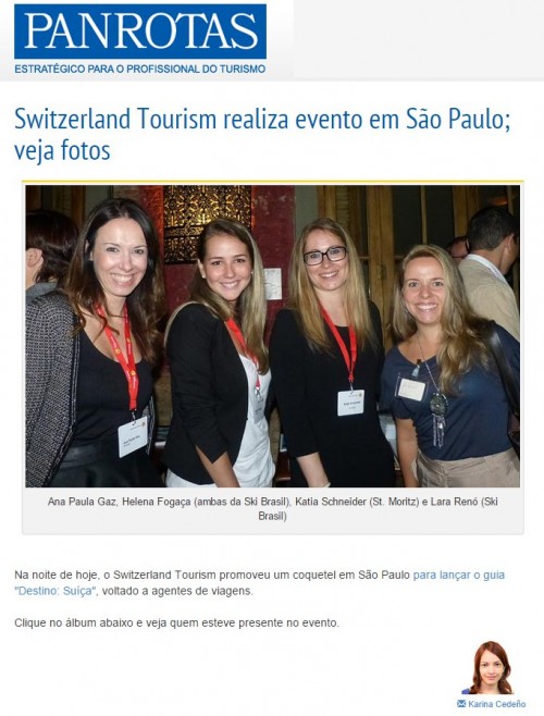 Switzerland Tourism realiza evento em São Paulo; veja fotos