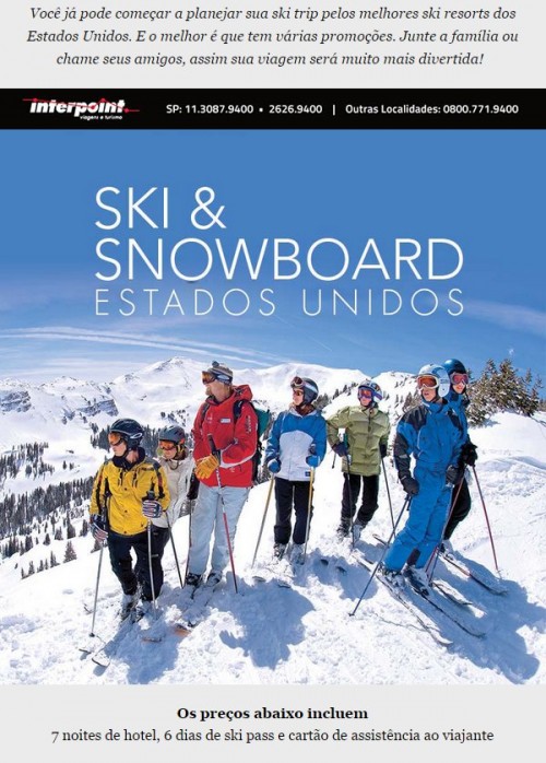 Ski Estados Unidos – Comece a planejar sua Viagem de Ski