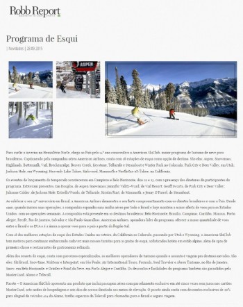 Programa de Ski