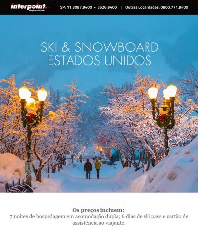 ★ Ski Trip nos Estados Unidos – Programe suas férias em família.