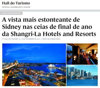 As vistas mais estonteantes de Sidney nas ceias de final de ano da Shangri-La Hotels and Resorts