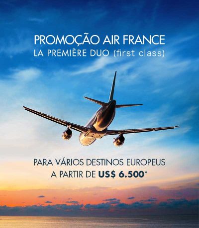 ★ Promoção – Passagem em Primeira Classe da Air France!