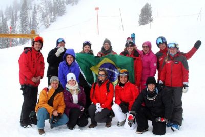 Operadores brasileiros de esqui conhecem resorts em Wyoming