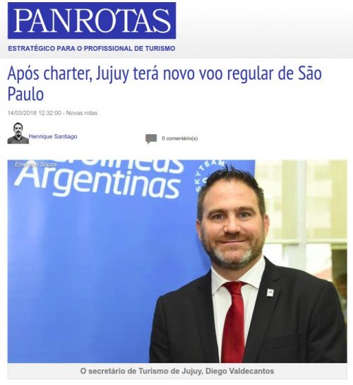Após charter, Jujuy terá novo voo regular de São Paulo