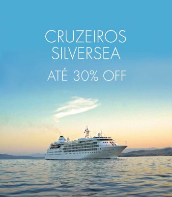 ★ Viagens de Cruzeiro Silversea com até 30% de Desconto!