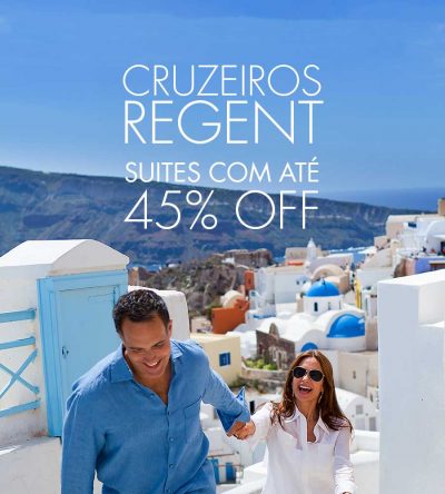 ★ Cruzeiros Regent Seven Seas – Suítes com até 45% de Desconto.