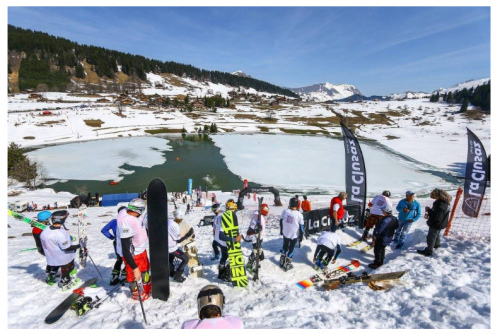 Estação de esqui na França conquista novato e experiente com pistas variadas