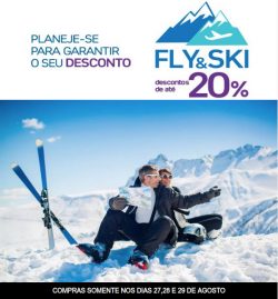 Acaba Amanhã! – Até 20% OFF – Club Med Fly & Ski – 8x sem juros – nos dias 27, 28 e 29 de Agosto.